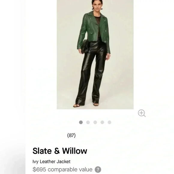 Slate & Willow Ivy Leather Jacket - Picture 4 of 8